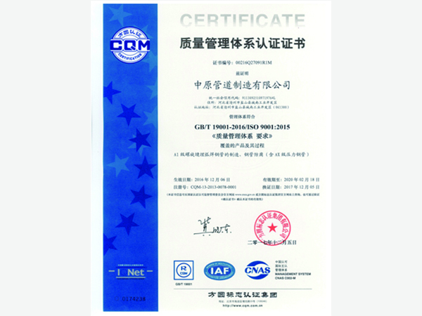 ISO9001（中文(wén)版）